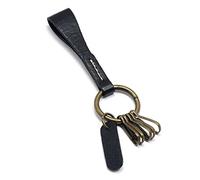 MOBYGKFY Chiave Di Cuoio Lungo In Pelle Lunga Solida Vintage Bronzo Multi-Hook Auto Male Male Female Couple(3-Pack)