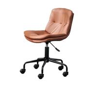 MOBYGKFY Comoda Sedia Da Ufficio Con Schienale In Pelle For La Seduta A Lungo Termine. Sedia Da Casa For Studiare