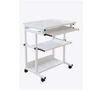 MOBYGKFY Comodino rimovibile Scrivania for computer Posiziona il tavolo della stampante Lazy Lifter Office Piccola scrivania for computer(3-Pack,60 * 48CM)