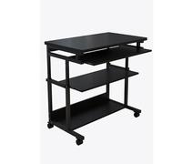 MOBYGKFY Comodino rimovibile Scrivania for computer Posiziona il tavolo della stampante Lazy Lifter Office Piccola scrivania for computer(Blue,White,60 * 48CM)
