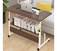 MOBYGKFY Computer Desk regolabile portatile portatile del computer tavola rotante Comodino ergonomico portatile da tavolo Computer Desk Table/Tabella di preparazione(3-Pack)