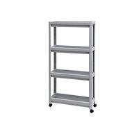 MOBYGKFY Cucina Frigorifero Laterale Cucitura Rimovibile Scaffale Bagno Scaffalatura Bordo Cucitura Carrello Con Rack Di Stoccaggio A Rulli(3-Pack)