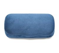 MOBYGKFY Custodia for occhiali smerigliata Scatola porta occhiali ultraleggera e portatile(Blue,White)