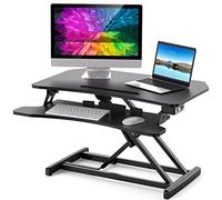 MOBYGKFY Desk in piedi sit converter convertitore di sollevamento stand-up worktable Computer Desk Converter Piegatura Tabella Regolabile Altezza(EU)