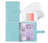 MOBYGKFY Dimensioni A5. PU. Binder in pelle Organizzatore di pianificatore di budget con for il budget, il risparmio di denaro(C)