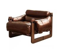 MOBYGKFY Divano Letto Singolo Poltrona Lounge In Stile Antico In Legno Massello Chaise Lounge For Balcone Domestico