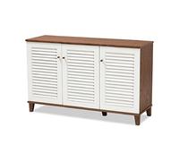 MOBYGKFY Entrance Shoe Cabinet Hallway Storage Shoe Cabinet Wooden Storage Space Saving Rack