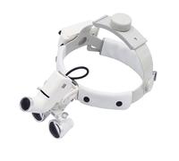 MOBYGKFY Faretto LED Con Lente D'ingrandimento Orale 3,5x Montato Sulla Testa Con Ampio Campo Visivo Non Astigmatico(Schwarz)