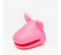 MOBYGKFY Guanti isolanti ad alta temperatura resistenza al silicone in silicone clip a microonde da esterno forno a microonde(black-Soul Eater1)