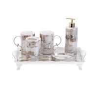 MOBYGKFY Kit da bagno in ceramica Set da toeletta Set di tazze for collutorio Forniture for il bagno Regali for il bagno
