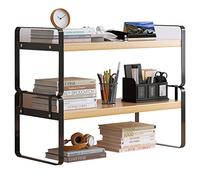 MOBYGKFY Libreria in ferro + pannello scaffale for libri scaffale for ufficio scaffale for ufficio organizer for desktop libreria for mobili for ufficio(Blue,White,18cm)