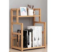 MOBYGKFY Libreria Libreria for studenti Scaffalatura desktop semplice Home Office Piccola libreria semplice(40 * 28 * 43cm)