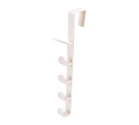 MOBYGKFY Nessun gancio da punzonatura dietro la parete della porta della porta for casa appendere un gancio da letto for una gancia for unghie gancio for appendiabiti(Blanco)