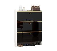 MOBYGKFY Porta scarpiera ultrasottile secchio ribaltabile for uso domestico armadio da ingresso armadio da ingresso armadietto di stoccaggio di grande capacità(Blue,White,Length 70 wide 17 high 115)