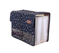 MOBYGKFY Portatile sveglio espandibile Fisarmonica 13 tasche A4 File delle cartelle Oxford Espansione Documento Cartella