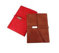 MOBYGKFY Quaderno Aziendale A5 Confezione Regalo Set Blocco Note Cancelleria Conferenza Ufficio Pelle Fibbia Magnetica Libro