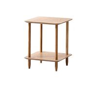 MOBYGKFY Salotto Domestico Con Bordo Divano In Legno Tavolino Da Tè Angolare Quadrato A Doppio Strato Minimalista