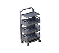 MOBYGKFY Scaffalatura a carrello Cesto for frutta e verdura multistrato da cucina a tutta altezza Cesto for verdure snack