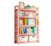 MOBYGKFY Scaffale For Libri In Ferro Colorato For Uso Domestico, Scaffale Da Pavimento A Soffitto, In Acciaio
