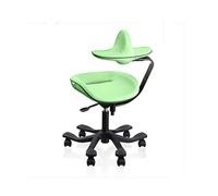 MOBYGKFY Sedia ergonomica, Sgabello regolabile for la casa e l'ufficio migliorare la postura con un sedile ad angolo spessi comodi cuscini(Grn)