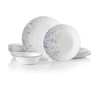 MOBYGKFY Servizio da 18 pezzi for 6 stoviglie, set di piatti e ciotole rotondi leggeri, stoviglie for hotel for famiglie