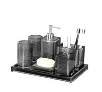 MOBYGKFY Set Di Tazze For Lavare La Tazza I Gargarismi, Luce WC, Bagno 'hotel, Vassoio Il Bagno, Decorazione Denti