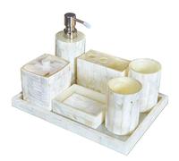 MOBYGKFY Set Di Tazze Lavaggio Del Bagno Sanitario Sette Pezzi, Decorazione Morbida Della Camera Modello