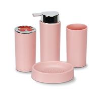 MOBYGKFY Set for il bagno, tazza for collutorio, portaspazzolino, scatola for sapone, set da quattro pezzi for il bagno(3-Pack)