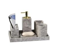 MOBYGKFY Set For Il Lavaggio Della Decorazione Del Bagno Bagno Marmo Hotel Modello Forniture La Kit Usura Morbida