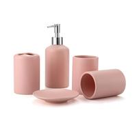 MOBYGKFY Set Lavaggio Sanitario Tazza Gargarismi In Ceramica Portaspazzolino WC Forniture La Casa Hotel