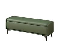 MOBYGKFY Sgabello ai lati del letto, sgabello for il cambio delle scarpe della camera da letto, panca for l'ingresso della casa, ripostiglio for l'armadio(Grn,Medium)