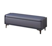 MOBYGKFY Sgabello ai lati del letto, sgabello for il cambio delle scarpe della camera da letto, panca for l'ingresso della casa, ripostiglio for l'armadio(Blue,Medium)