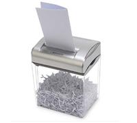 MOBYGKFY Small Desktop portatile ad alta potenza potente Mini Automatic Shredder casa e ufficio Shredder Artefatto