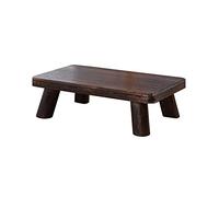 MOBYGKFY Tabella Mobili giapponese Tabella di tè tradizionale rettangolo Paulownia Legno asiatico antico Soggiorno Low Floor for pranzo