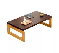 MOBYGKFY Tavolino da caffè Gambe in legno Pieghevole Rettangolo Tavolo da tè in legno da 110/120 cm for soggiorno Tavolo da cocktail(110x55x38cm)