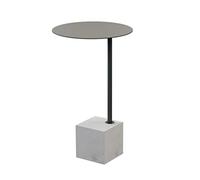 MOBYGKFY Tavolino da salotto in marmo Tavolino da salotto Angolo laterale del divano Tavolino rotondo dorato semplice e moderno in ferro battuto creativo(3-Pack)