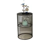 MOBYGKFY Tavolino Rotondo Nordico Tavolino Dorato Scrivania Soggiorno Letto Tavolino In Ferro Divano Scaffale 30 * 55 cm(Blue,White)