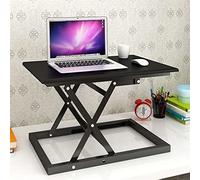 MOBYGKFY Tavolo da computer regolabile sedere for stare in piedi convertitore pieghevole convertitore laptop for la scrivania laptop for soggiorno da letto