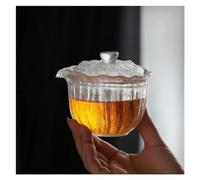 MOBYGKFY Tazza da tè con coperchio in vetro bruciato congelato, tazza da tè singola grande, di fascia alta, non calda, for la preparazione a mano, tazza da tè