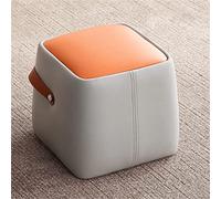 MOBYGKFY Tecnologia Sgabello For Divano In Tessuto Casa Camera Da Letto Soggiorno Sgabello Morbido Sgabello Basso Sgabello For Cambio Scarpe Metti Le Gambe A Riposo Piedi
