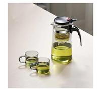 MOBYGKFY Teiera in vetro resistente al calore Infusore for tè Bollitore Caffettiera in vetro Comodi set da tè for ufficio
