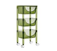MOBYGKFY Trolley Scaffalatura Bagno Toilette Cucina Camera da letto Scaffale a più piani dal pavimento al soffitto Multiuso for la casa(109-42.5-27CM)