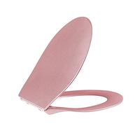 MOBYGKFY Una Copertura Del Toilette Con Un Tasto È Comodo For Pulire Il Rosa Rallentamento E Nessun Rumore Universale