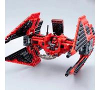 MOC Astronave Rossa Building Blocks Modellino da Collezione Star Space Wars ✨