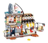 MOC Creative STEM - Set di 790 mattoncini giapponesi per la casa, 790 pezzi