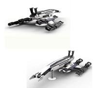 MOC Modello di astronave Normandia SR-2 Starship Building Blocks Set per Mass Effect Gioco Fighter Modello fai da te Toy Boy Regalo di compleanno