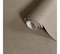 Moca Vinile Carta da Parati Trama Brillantini Unicolour Lavabile Brown Belgravia
