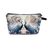 MoCaliduccious Peacock Makeup Bag per le Donne Viaggio Cosmetico Organizer Bag Insegnante Apprezzamento Regali Piccola Cerniera Toiletry bag, hzw0259, Borsa con cerniera stampata
