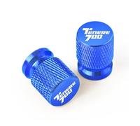 MOCALUX per Ya&MAHA per Tenere 700 Tappi Valvola Ruota Pneumatico Moto(Blu)