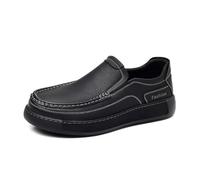 Mocassini Casual da Uomo Eleganti Loafer Leggero da Lavoro Moda Formale Selvaggio Scarpe,Nero,43 EU